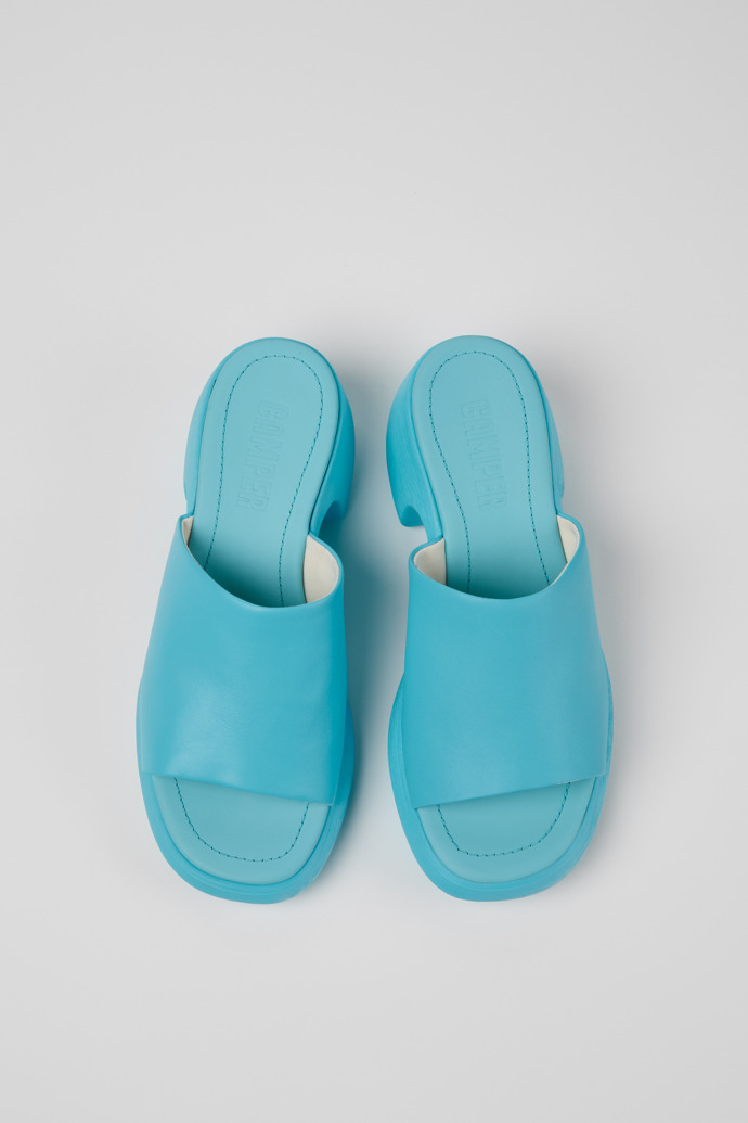 Sandalias Camper Thelma - Sandalias azules de piel para mujer.