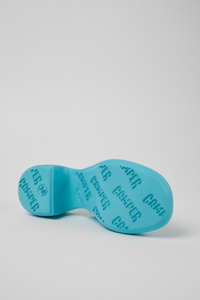 Sandalias Camper Thelma - Sandalias azules de piel para mujer.