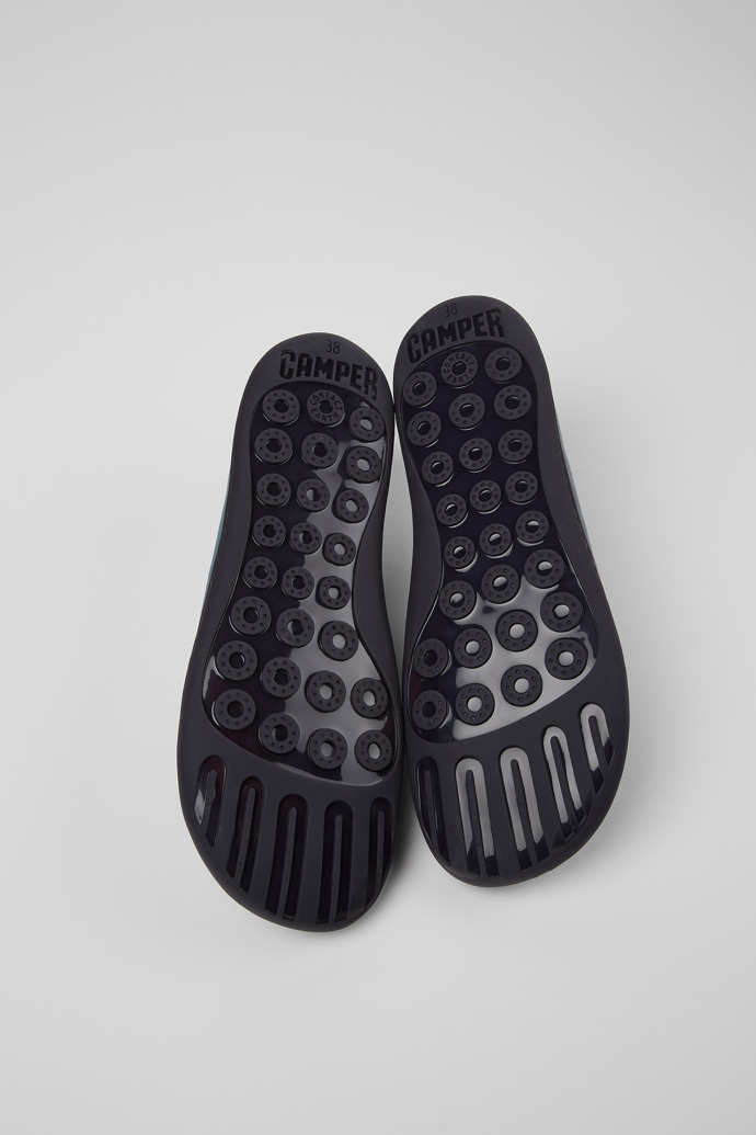 Camper Peu - Zapatos grises de piel para mujer.