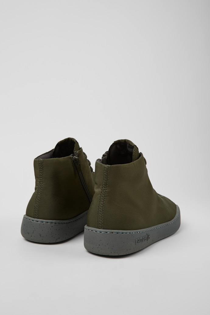 Camper Peu Touring - Zapatillas verdes de caña alta de textil para hombre.