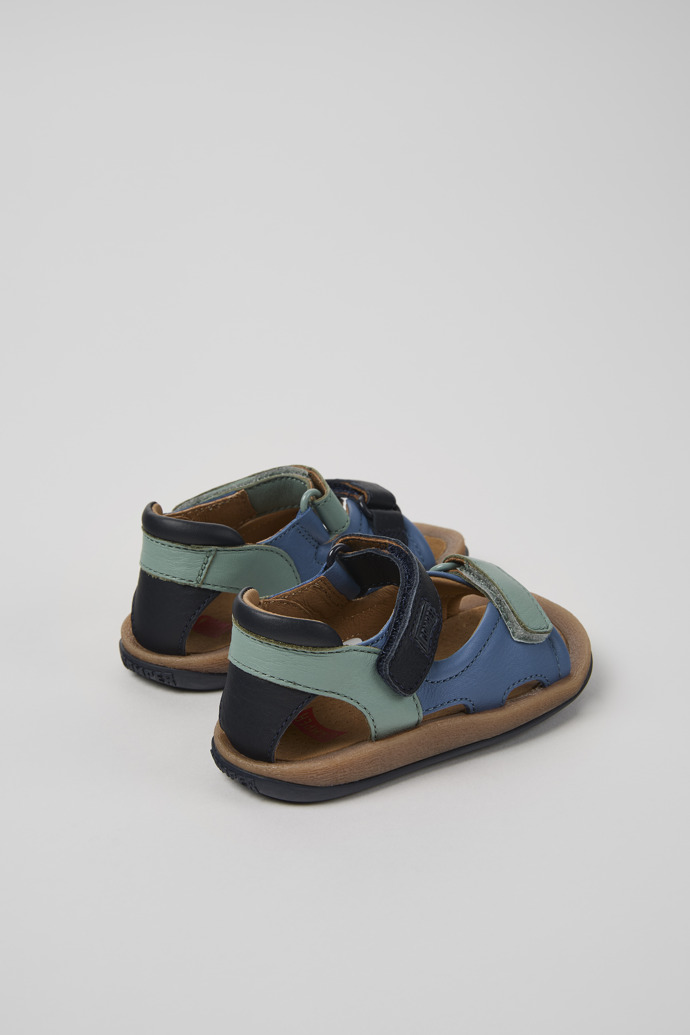Camper Twins - Sandalias de piel multicolor para niños.