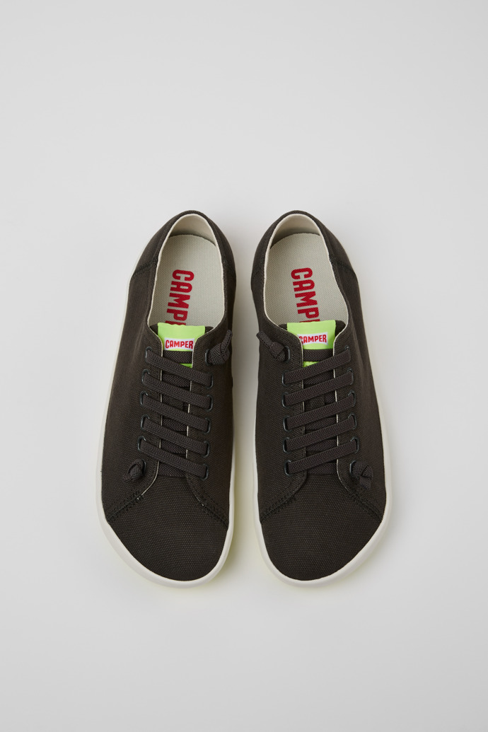 Camper Peu Rambla - Zapatillas grises para hombre de algodón reciclado.