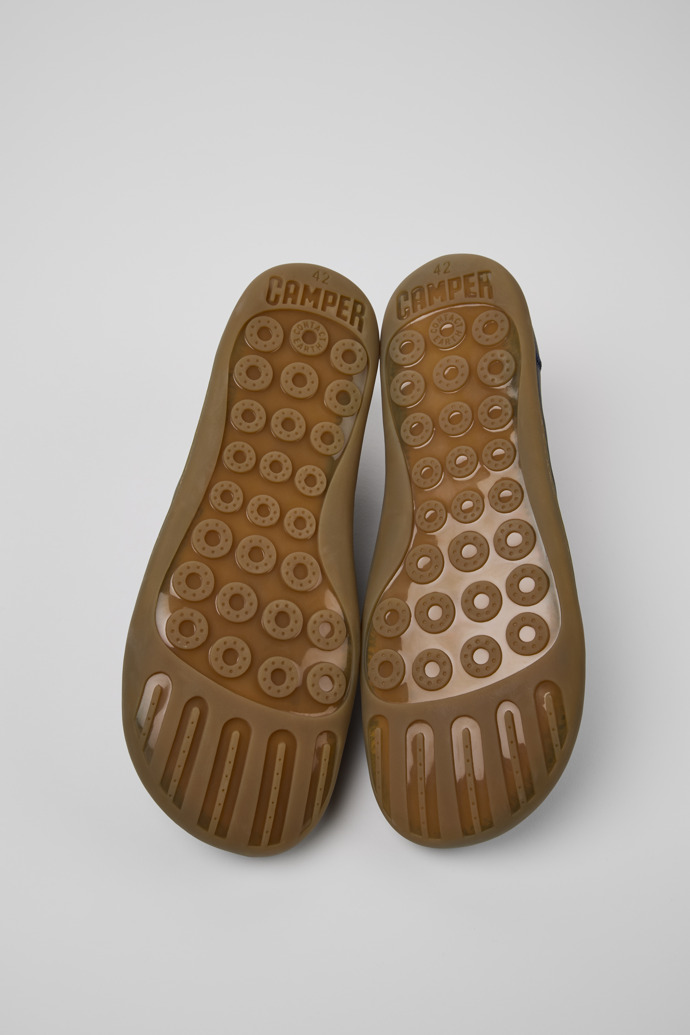 Camper Peu - Zapatos azules de piel para hombre.