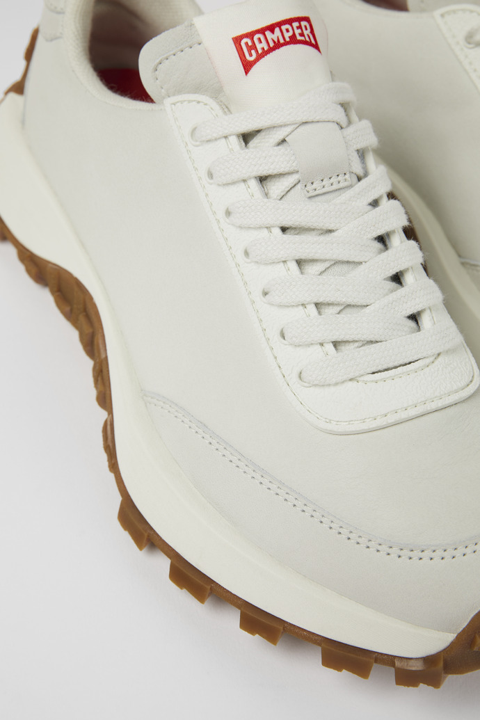 Camper Drift Trail - Zapatillas blancas de piel para mujer.