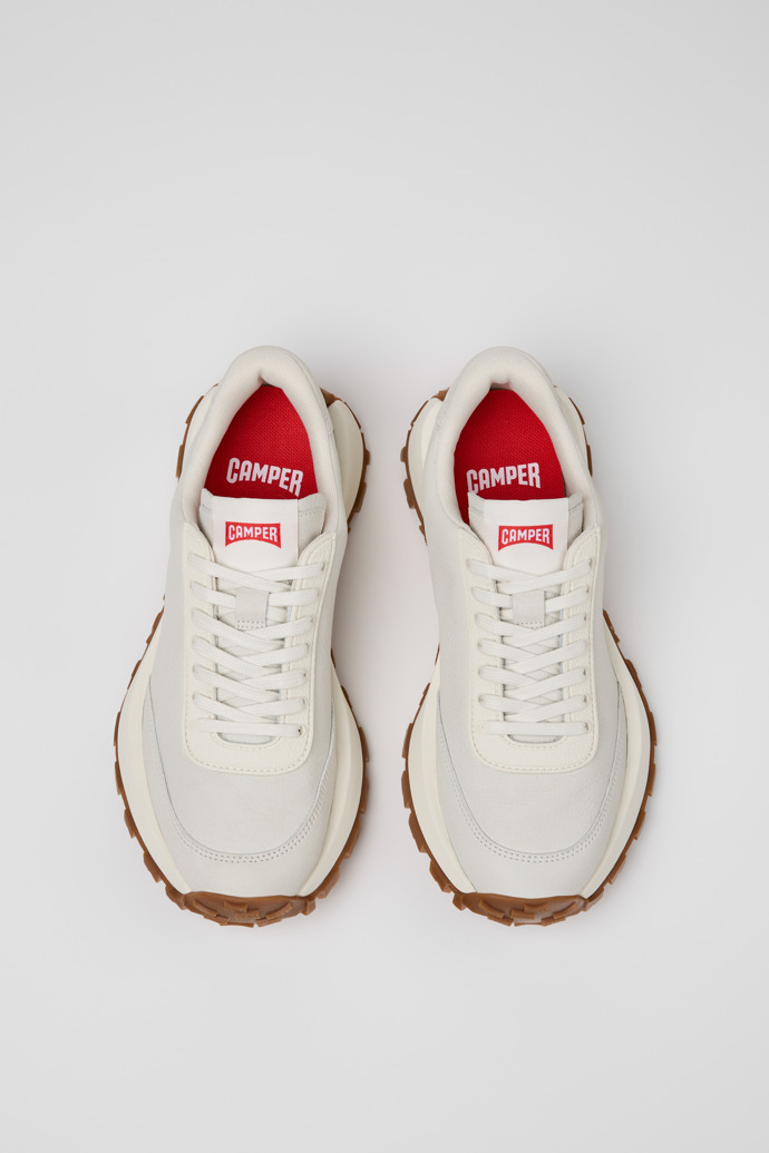 Camper Drift Trail - Zapatillas blancas de piel para mujer.