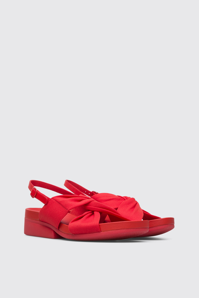 Camper Minikaah - Sandalias rojas para mujer