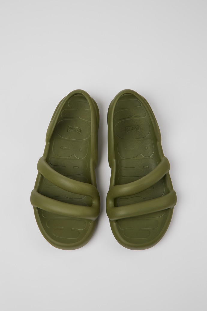 Camper Kobarah Flat - Sandalias unisex verdes