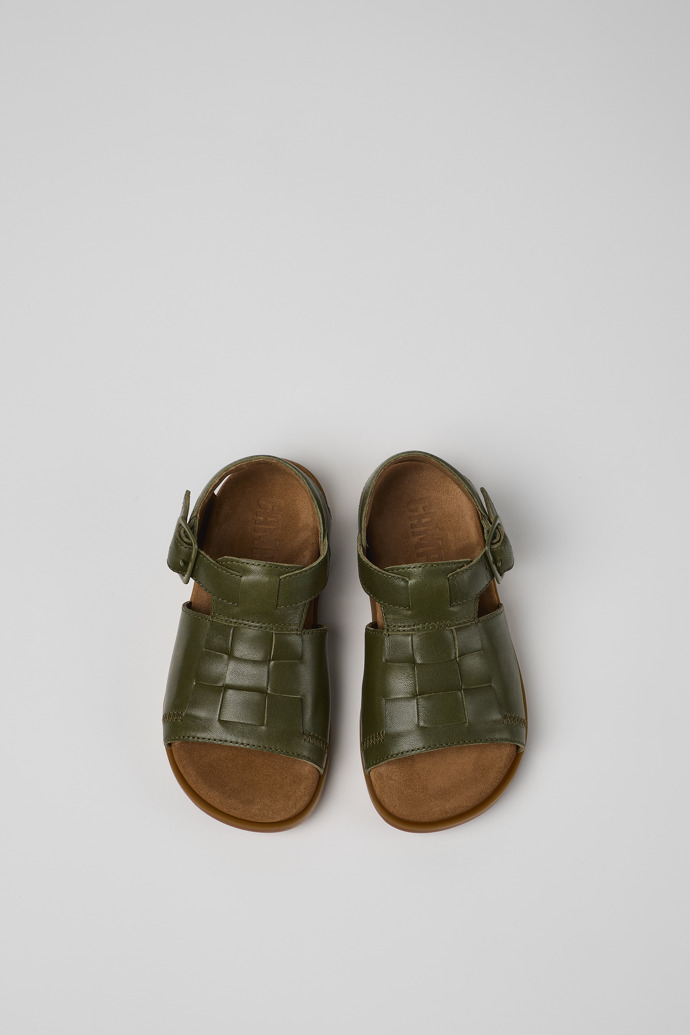 Camper Brutus Sandal - Sandalias de piel verde