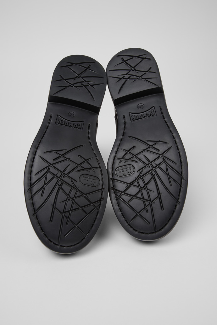 Camper Dean - Botines negros y marrones de piel para mujer.