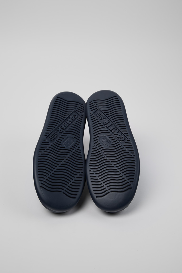 Camper Runner - Zapatillas azules para hombre de piel reciclada.