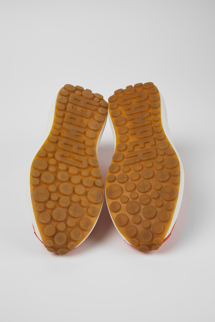 Camper Pelotas Athens - Zapatillas rojas de tela para hombre