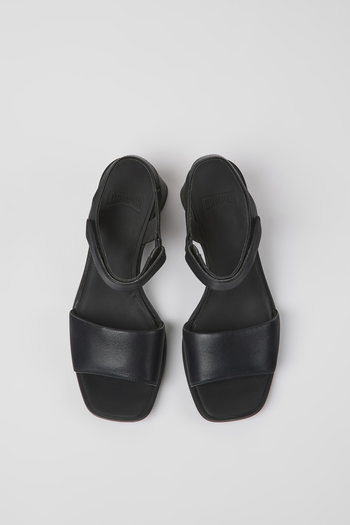 Camper Kiara - Sandalias negras de piel para mujer