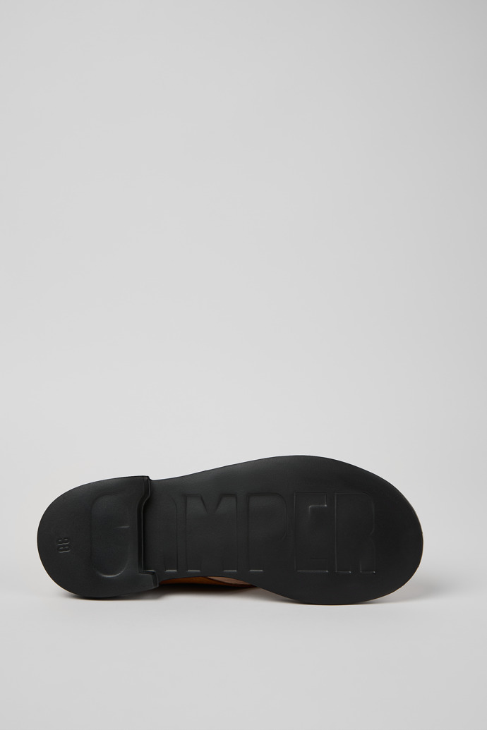 Camper Edy - Sandalia de piel marrón para mujer