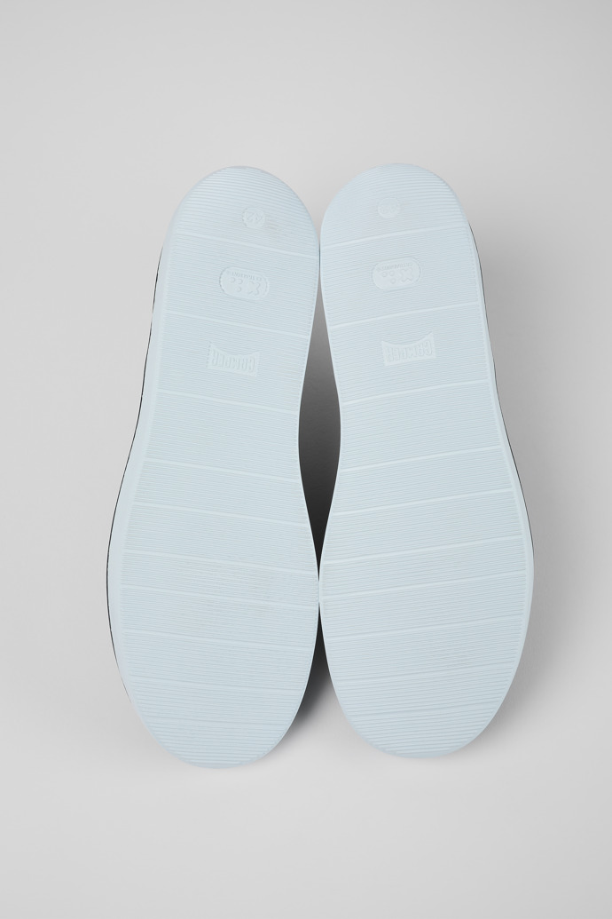 Camper Wagon - Zapato de cordones azul para hombre de piel nobuk