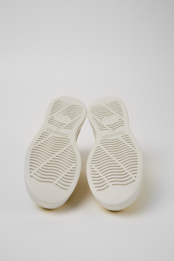 Camper Runner - Zapatillas amarillas de piel para mujer.