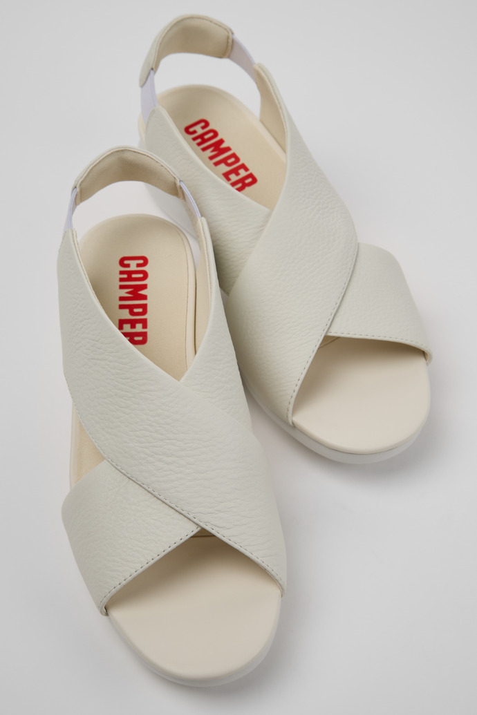 Camper Balloon - Sandalias negras de piel para mujer