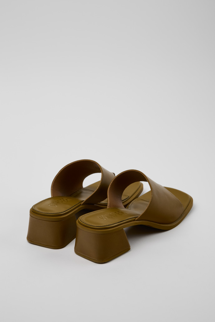Camper Kora Sandal - Sandalia de piel verde para mujer.
