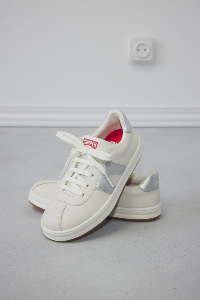 Camper Runner - Zapatillas multicolor para niños de piel.