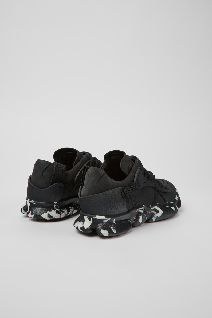 Camper Karst - Zapatillas negras para mujer de nobuk/textil