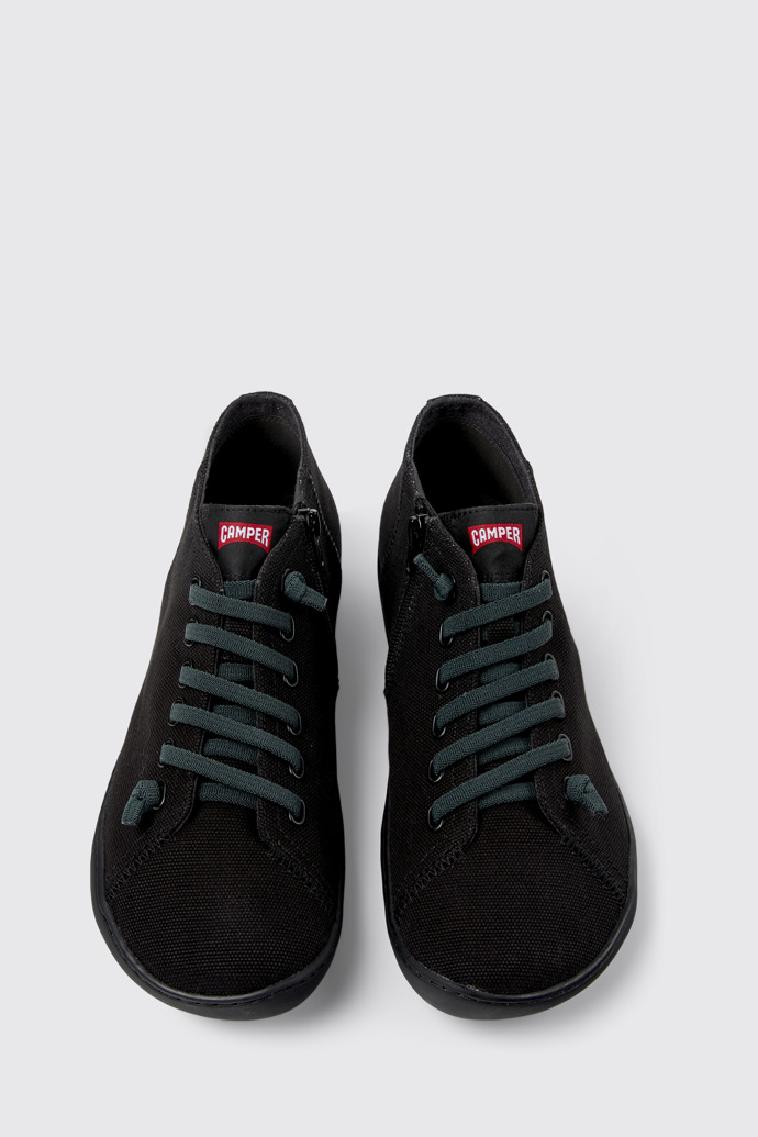 Peu de Camper - Zapato de hombre textil negro
