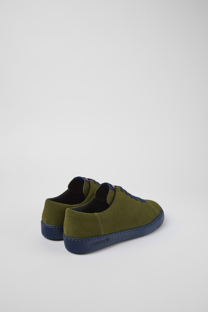 Camper Peu Touring - Zapatillas de piel nobuk verde para hombre