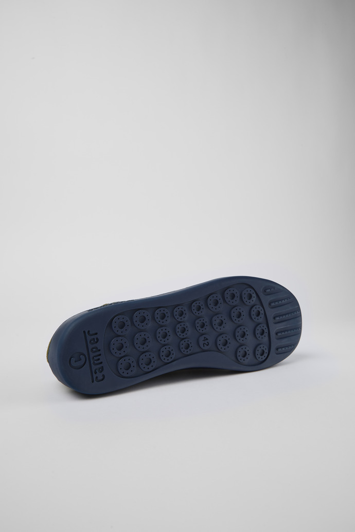 Camper Peu Touring - Zapatillas de piel nobuk verde para hombre