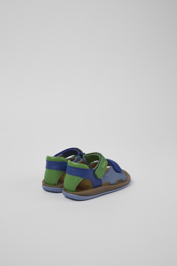 Camper Twins - Sandalias de piel multicolor con doble tira