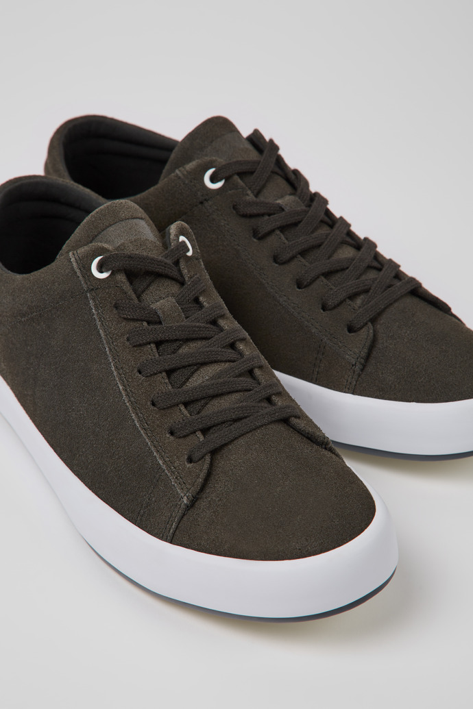 Camper Andratx - Zapatillas de piel nobuk gris para hombre.