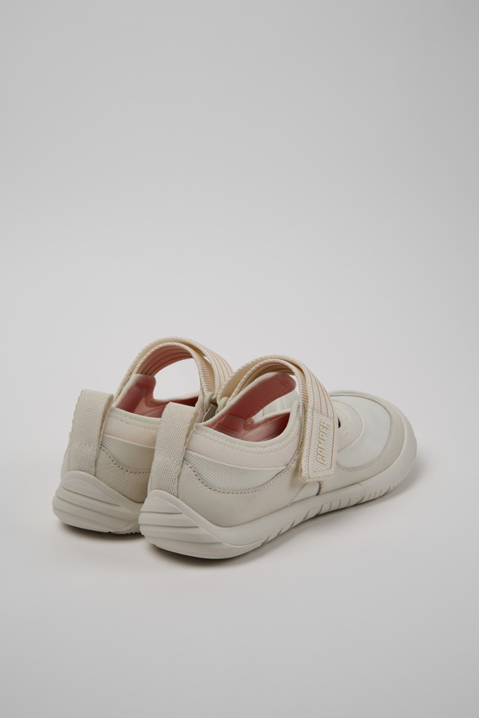 Camper Path - Zapatillas blancas de piel para mujer
