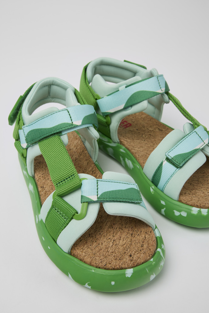 Camper Pelotas Flota - Sandalias multicolor de tela para mujer