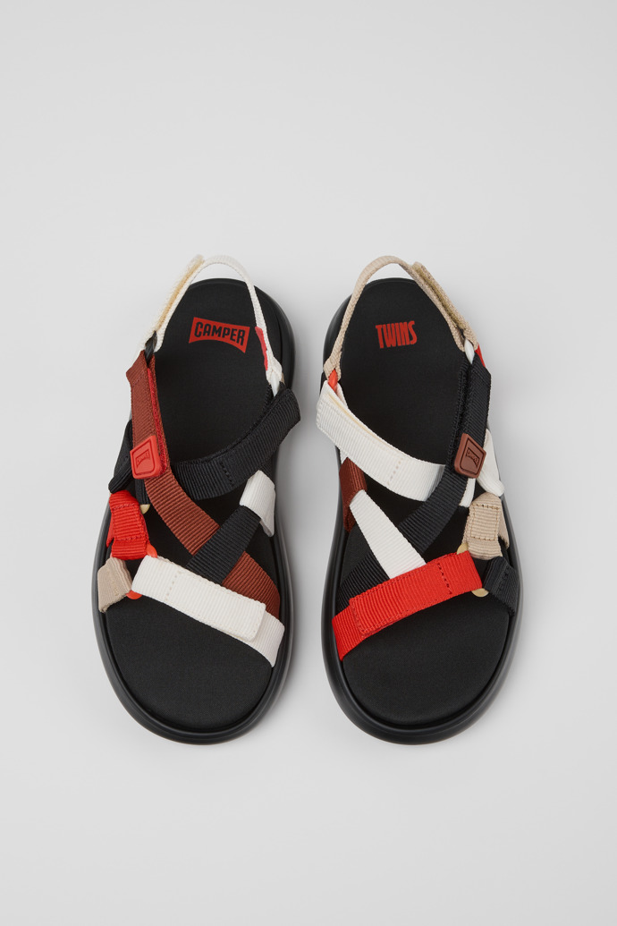 Camper Twins - Sandalias multicolor de PET reciclado para mujer.