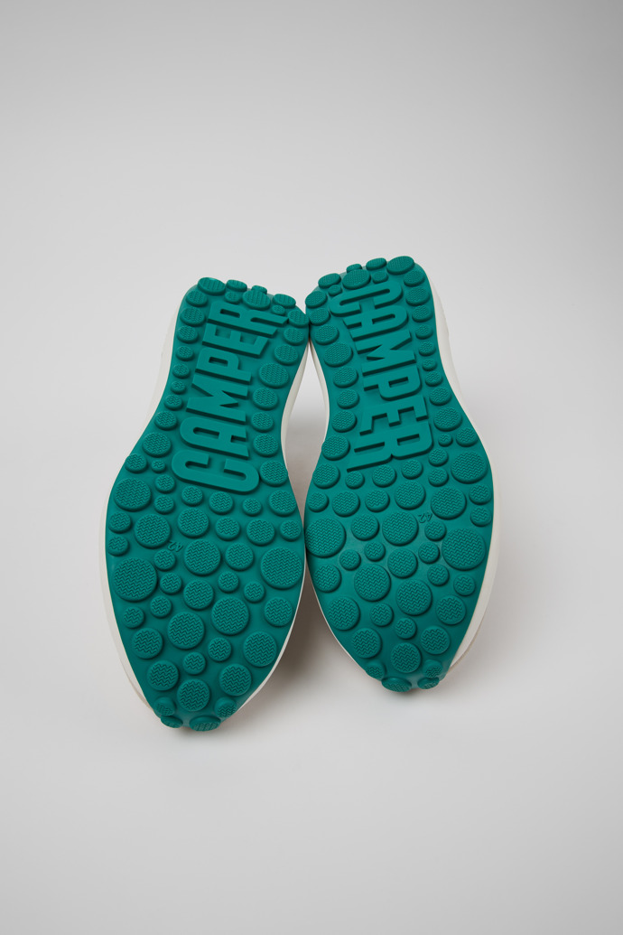 Camper Pelotas Athens - Zapatillas de piel multicolor para hombre fabricadas con PET reciclado y piel nobuk.