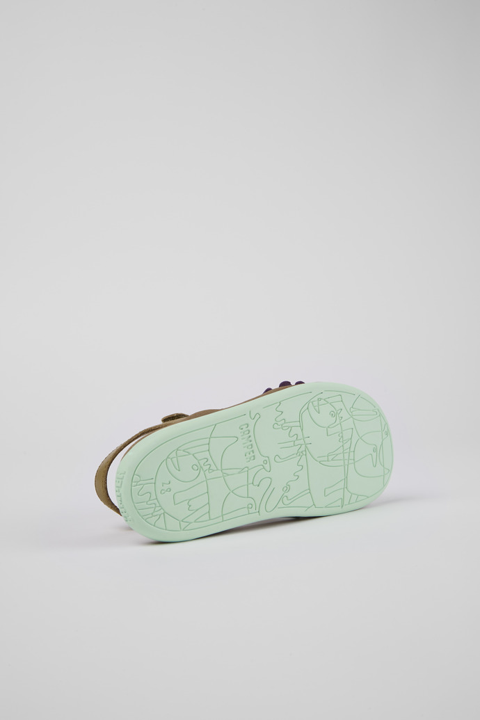 Camper Twins - Sandalias de piel multicolor