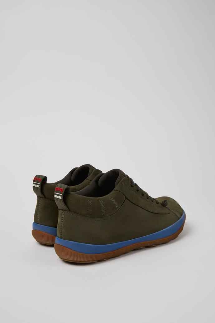 Camper Peu Pista GM - GORE-TEX - Botines verdes para hombre de piel nobuk.