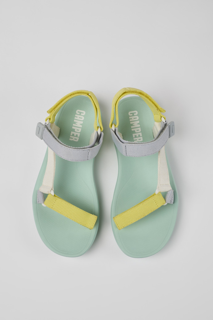Camper Match - Sandalias multicolor de tela para mujer