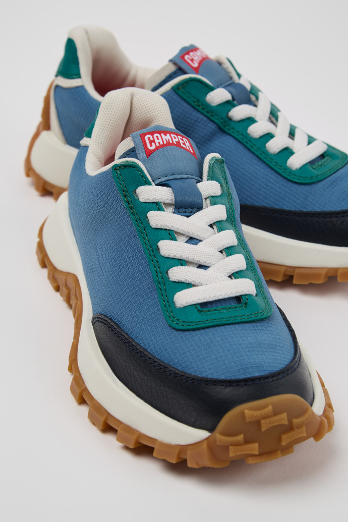 Camper Drift Trail - Zapatillas multicolor para niños fabricadas con PET reciclado y piel.