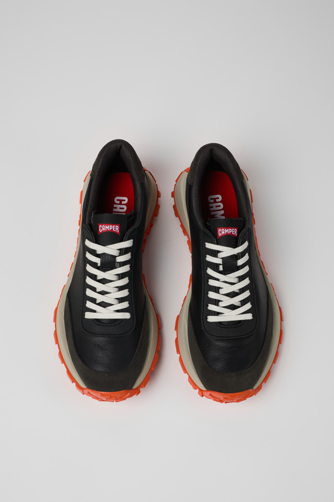 Camper Drift Trail VIBRAM - Zapatillas negras para hombre de textil y nobuk