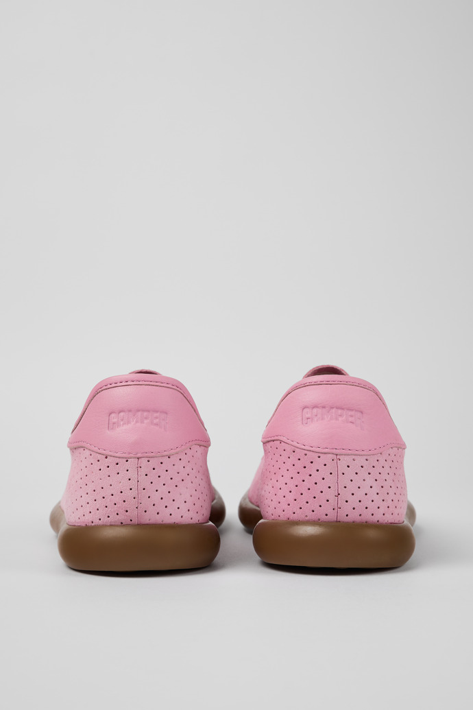 Camper Pelotas Soller - Zapatillas rosas para mujer de nobuk/piel