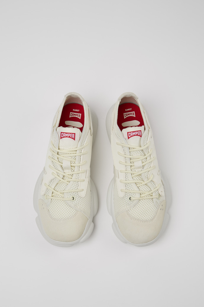 Camper Karst Sorona - Zapatilla textil blanca para mujer