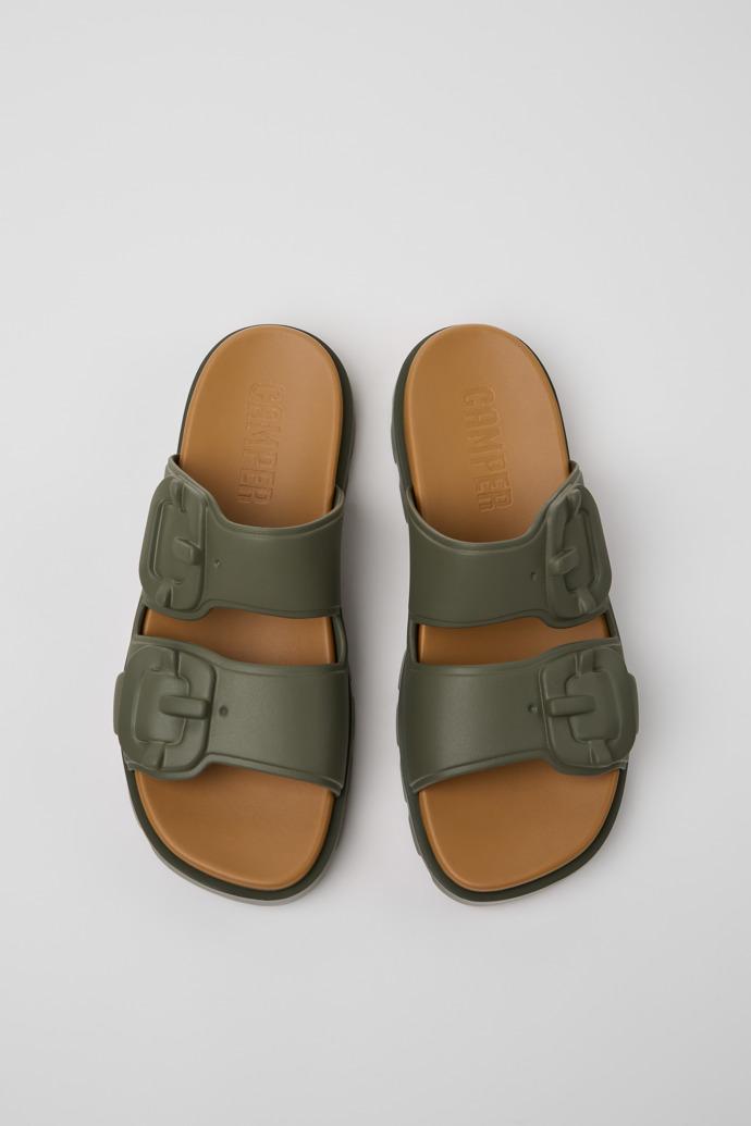 Camper Brutus Sandal - Sandalias sintéticas verdes para hombre.