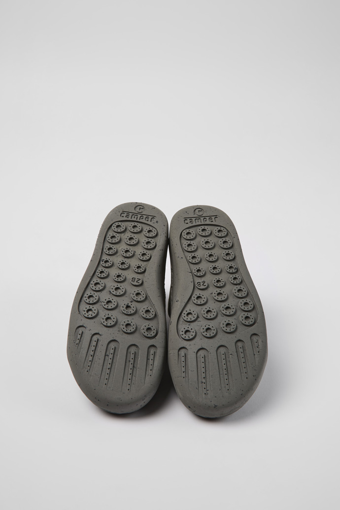 Camper Peu Touring - Botines verdes de tela para niño