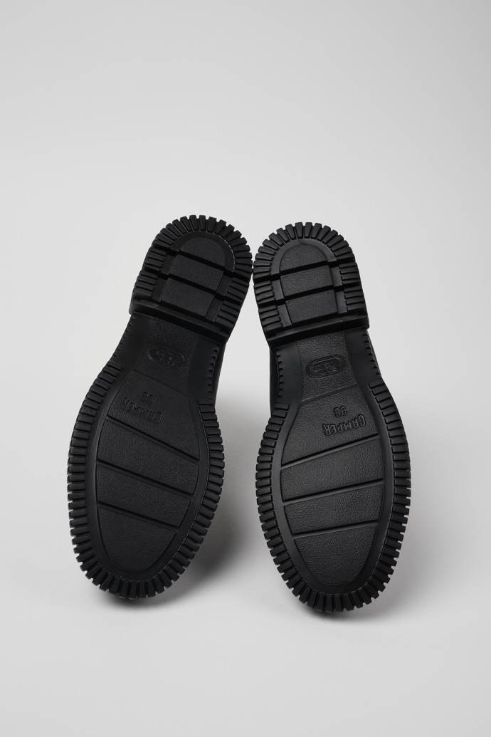 Camper Pix - Botines Chelsea de piel verdes y negros para mujer