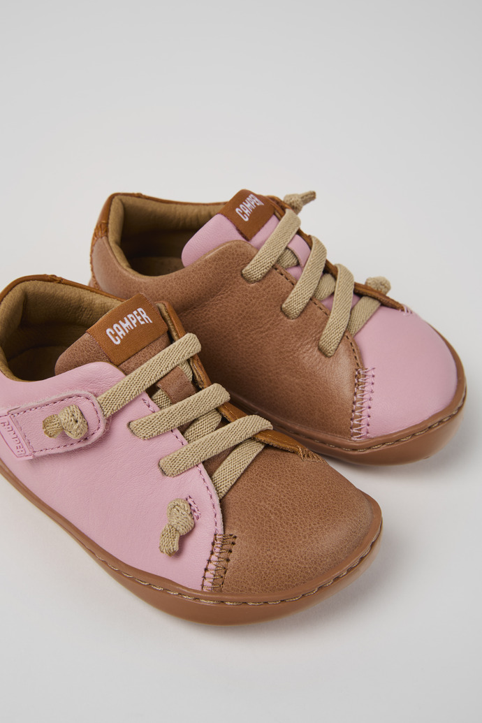 Camper Twins - Zapatos de piel multicolor para niños.