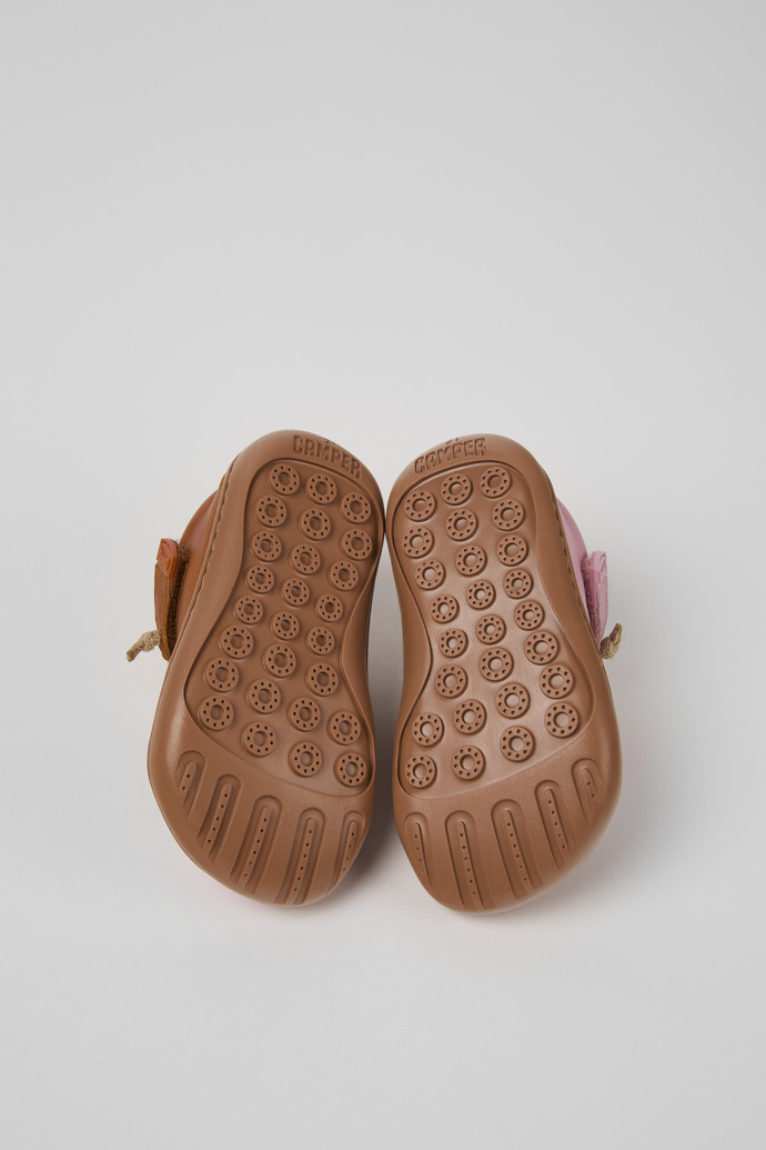 Camper Twins - Zapatos de piel multicolor para niños.