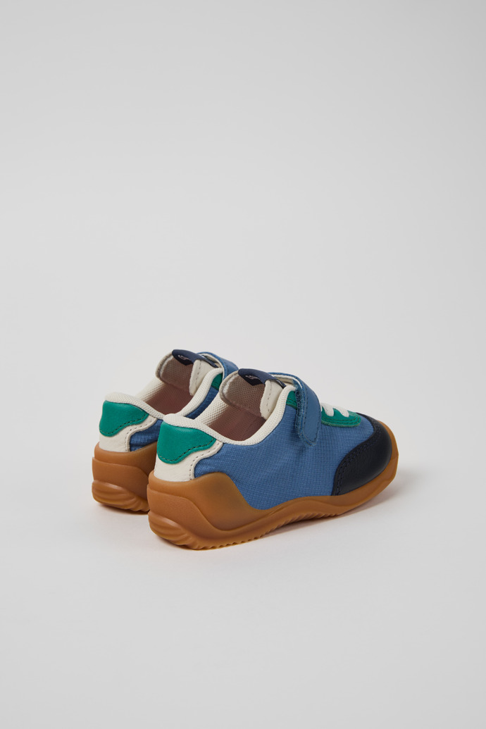 Camper Dadda - Zapatillas de piel y tela para niños en multicolor.