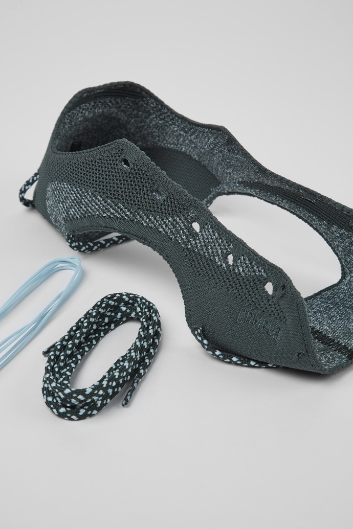Camper ROKU - Parte superior verde (2 piezas) para el zapato derecho e izquierdo.