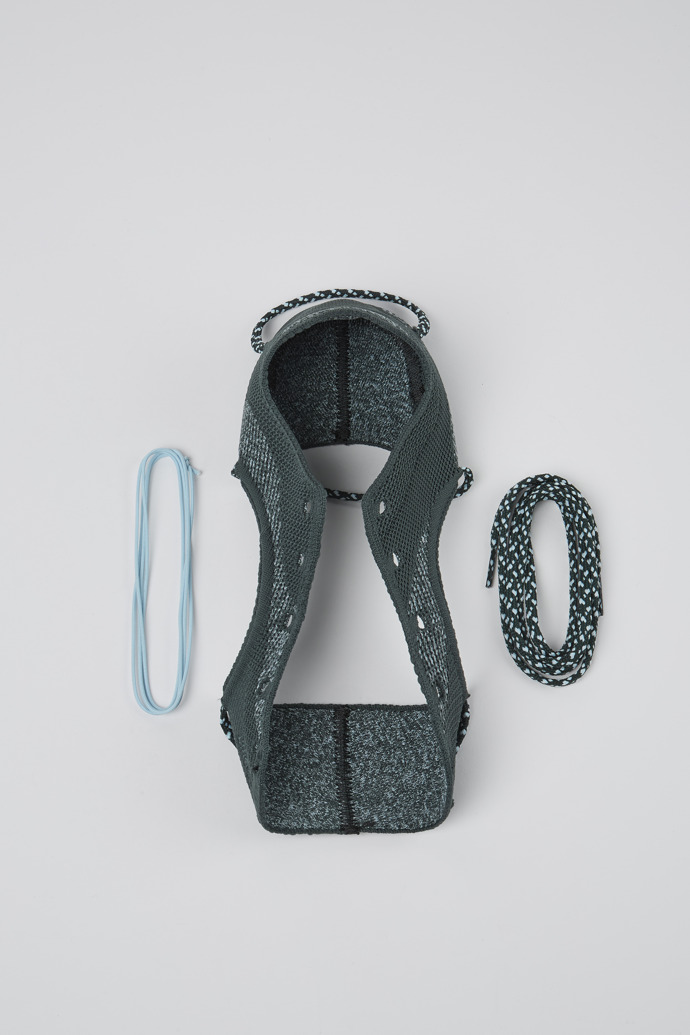 Camper ROKU - Parte superior verde (2 piezas) para el zapato derecho e izquierdo.