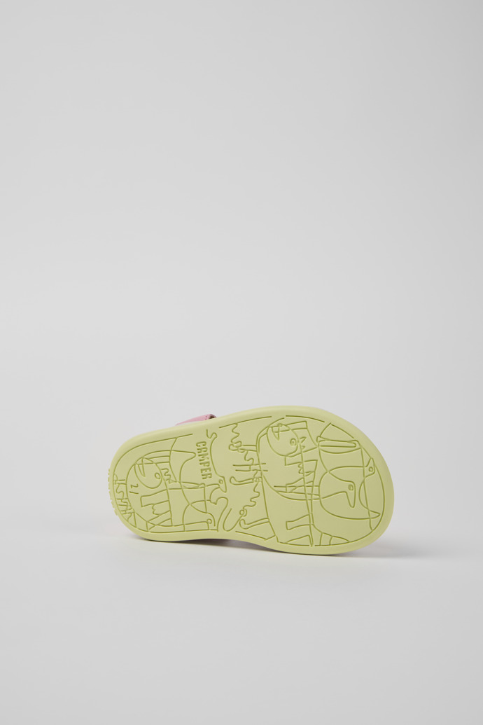 Camper Twins - Sandalias de piel multicolor para niños.