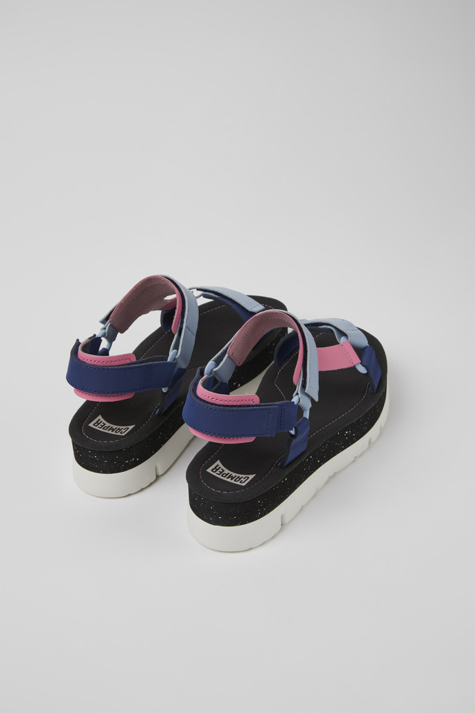 Camper Oruga Up - Sandalias de piel coloridas para mujer