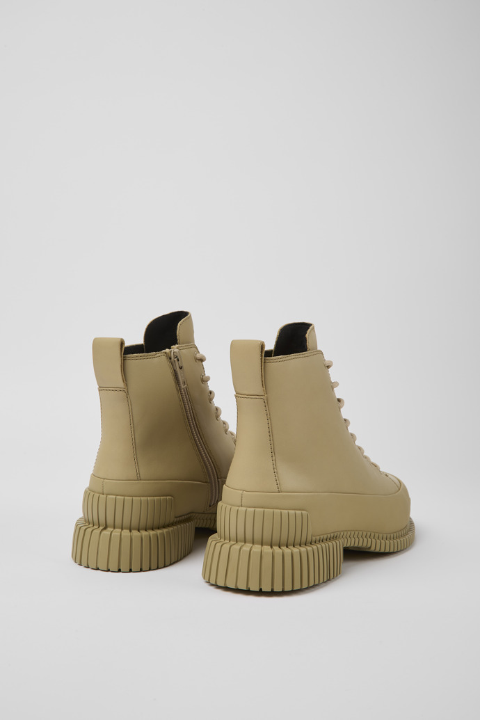 Camper Pix - Botines de piel beige para mujer